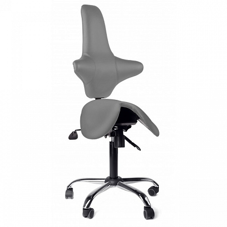 Gravitonus EZSolo Back - эргономичный стул-седло врача-стоматолога со спинкой