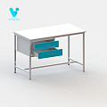 ВИТАЛИЯ СЛ-Т2 - лабораторный стол на металлокаркасе с постформинг столешницей